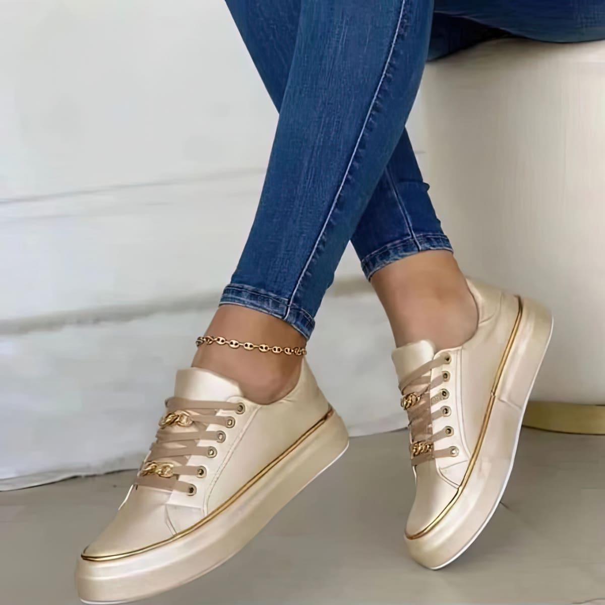 Lively® Vêtements été Or / 34 Chaussure tendance d'été | Lively™